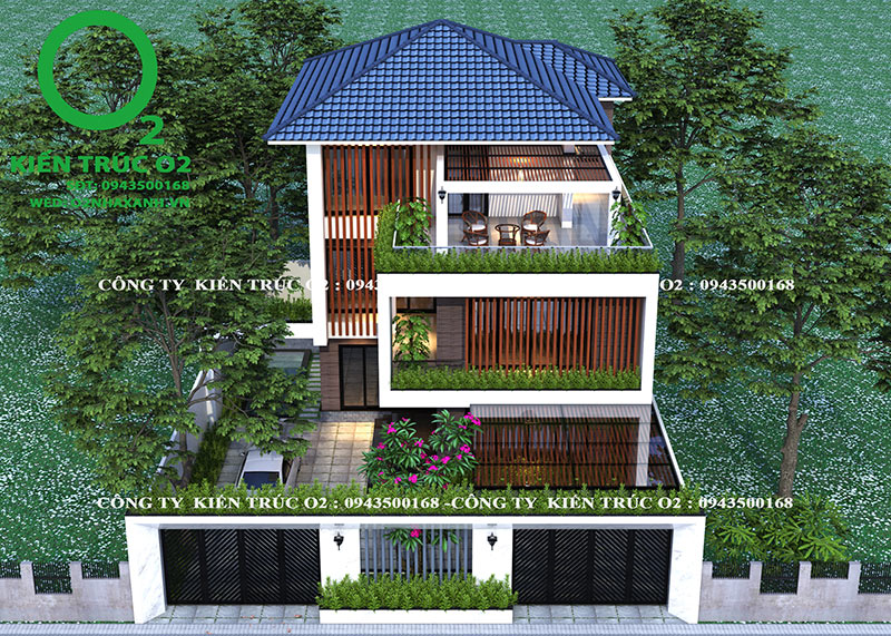 Biệt thự 3 tầng 