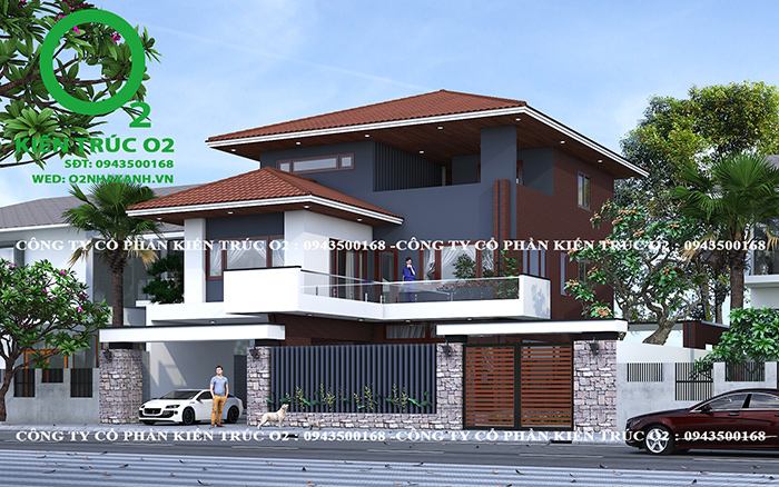 Biệt thự 3 tầng hiện đại