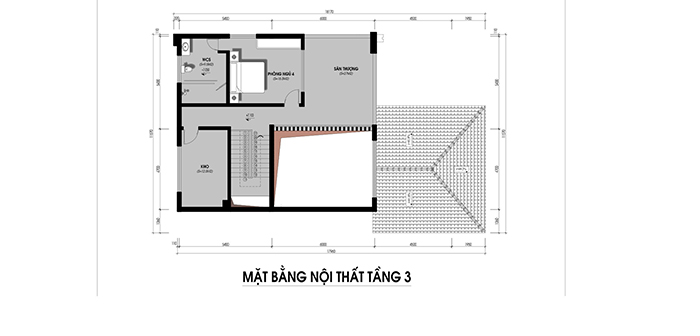 Biệt thự 3 tầng hiện đại