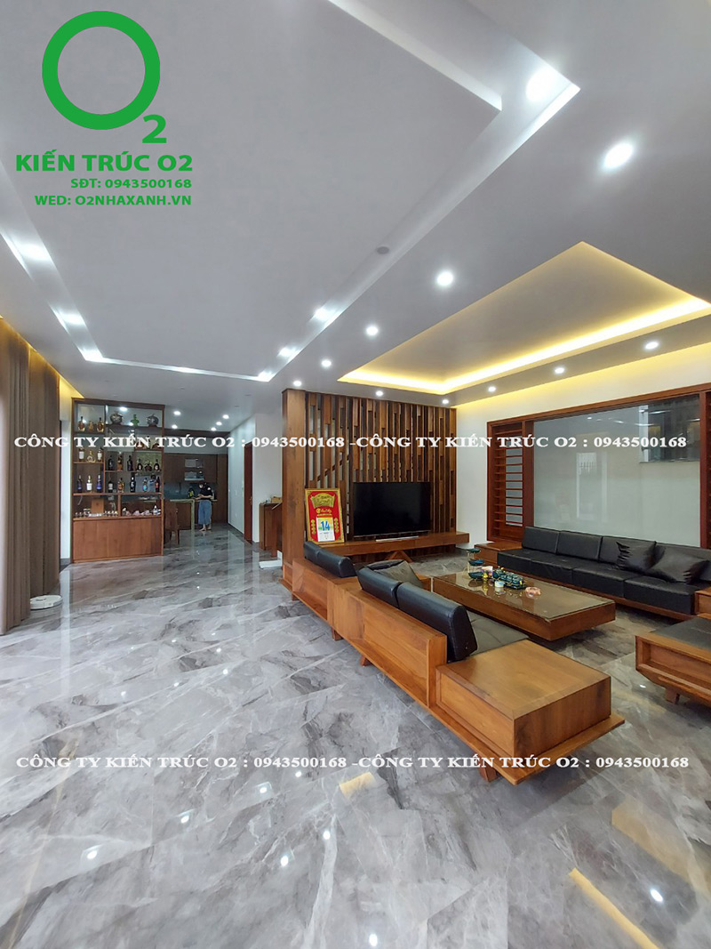 Biệt thự xanh 3 tầng