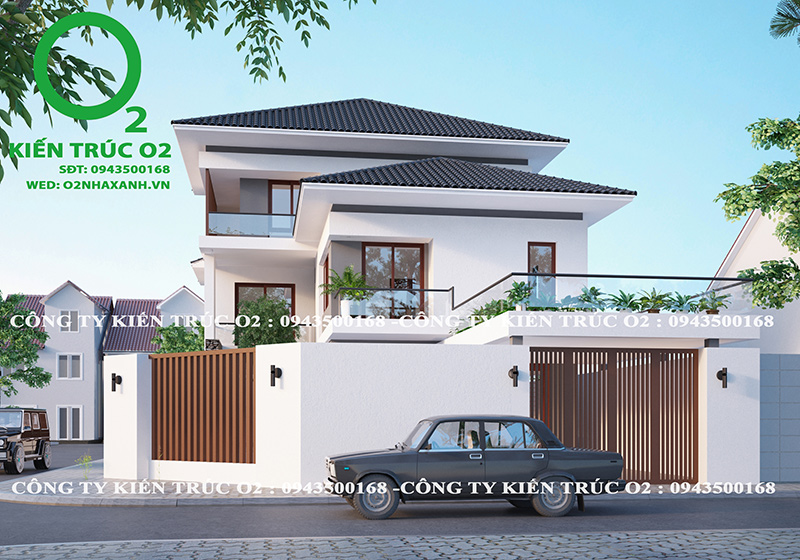 Biệt thự xanh 3 tầng