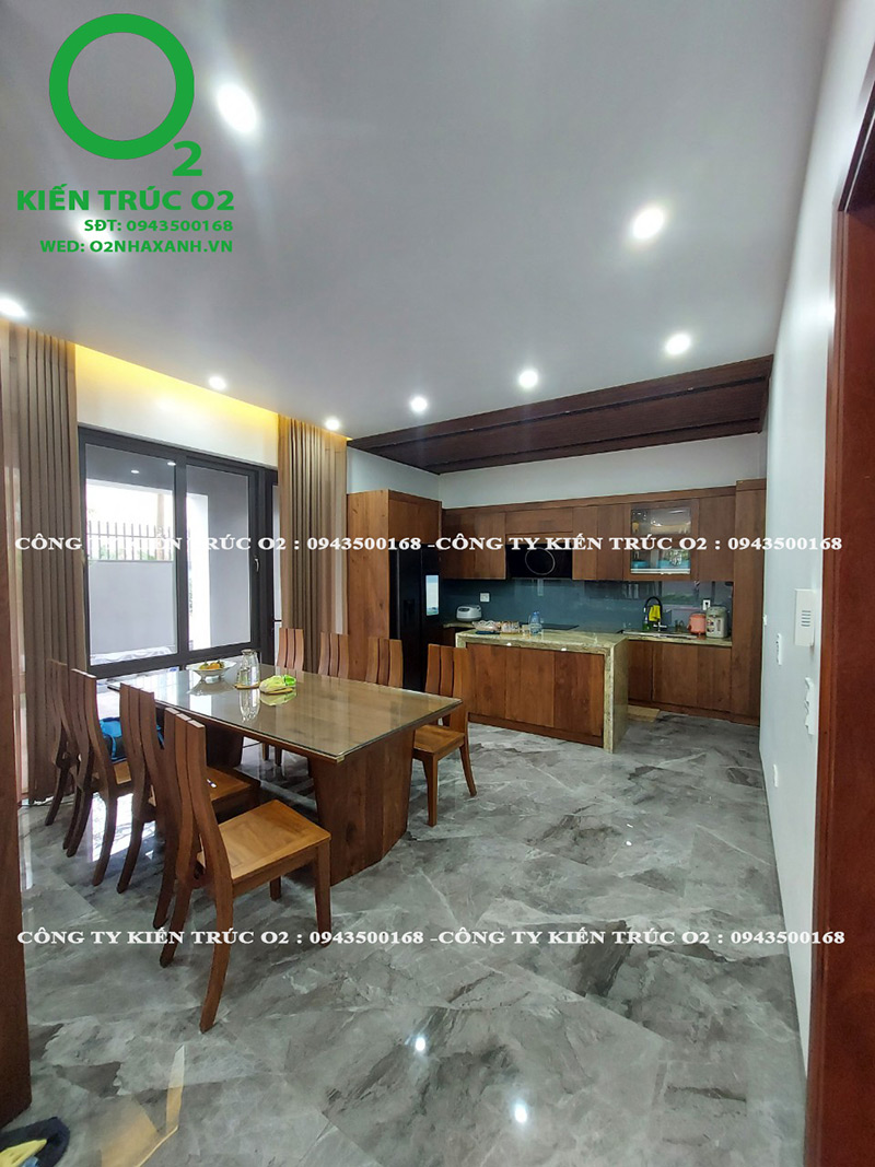 Biệt thự xanh 3 tầng