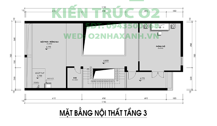 Kiến trúc nhà phố xanh