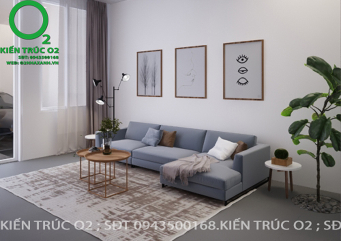 Thiết kế nhà xanh 2 tầng 
