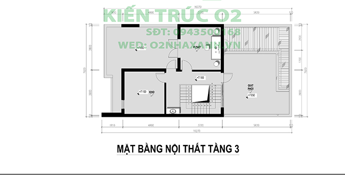 Nhà phố 3 tầng tại Hà Tĩnh