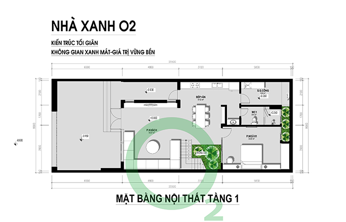 Nhà phố 3 tầng tại Hà Tĩnh