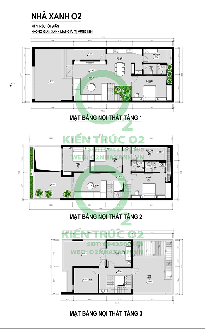 Nhà phố 3 tầng tại Hà Tĩnh