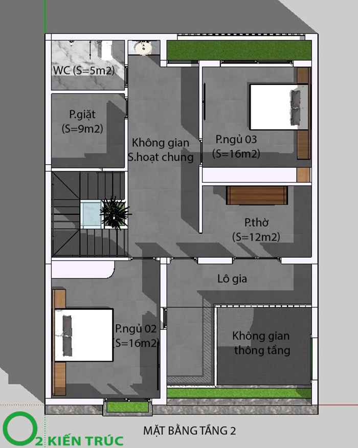 Nhà phố hiện đại