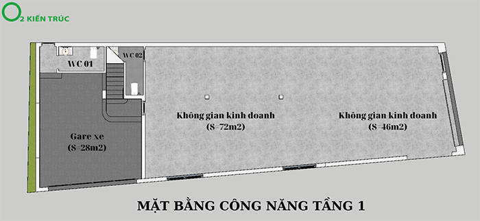 Nhà 2 tầng hiện đại