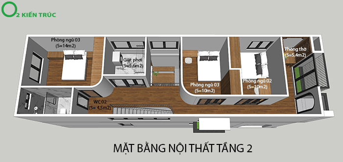 Nhà 2 tầng