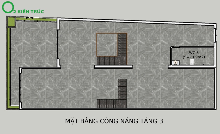 Biệt thự 3 tầng 