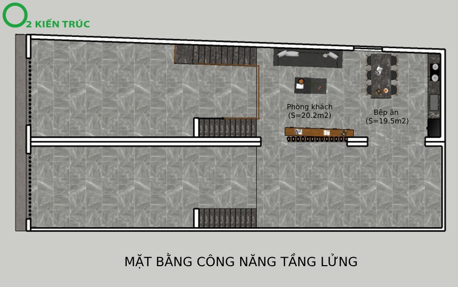 Biệt thự 3 tầng 