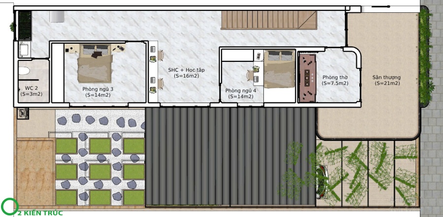 Thiết kế nhà phố hiện đại